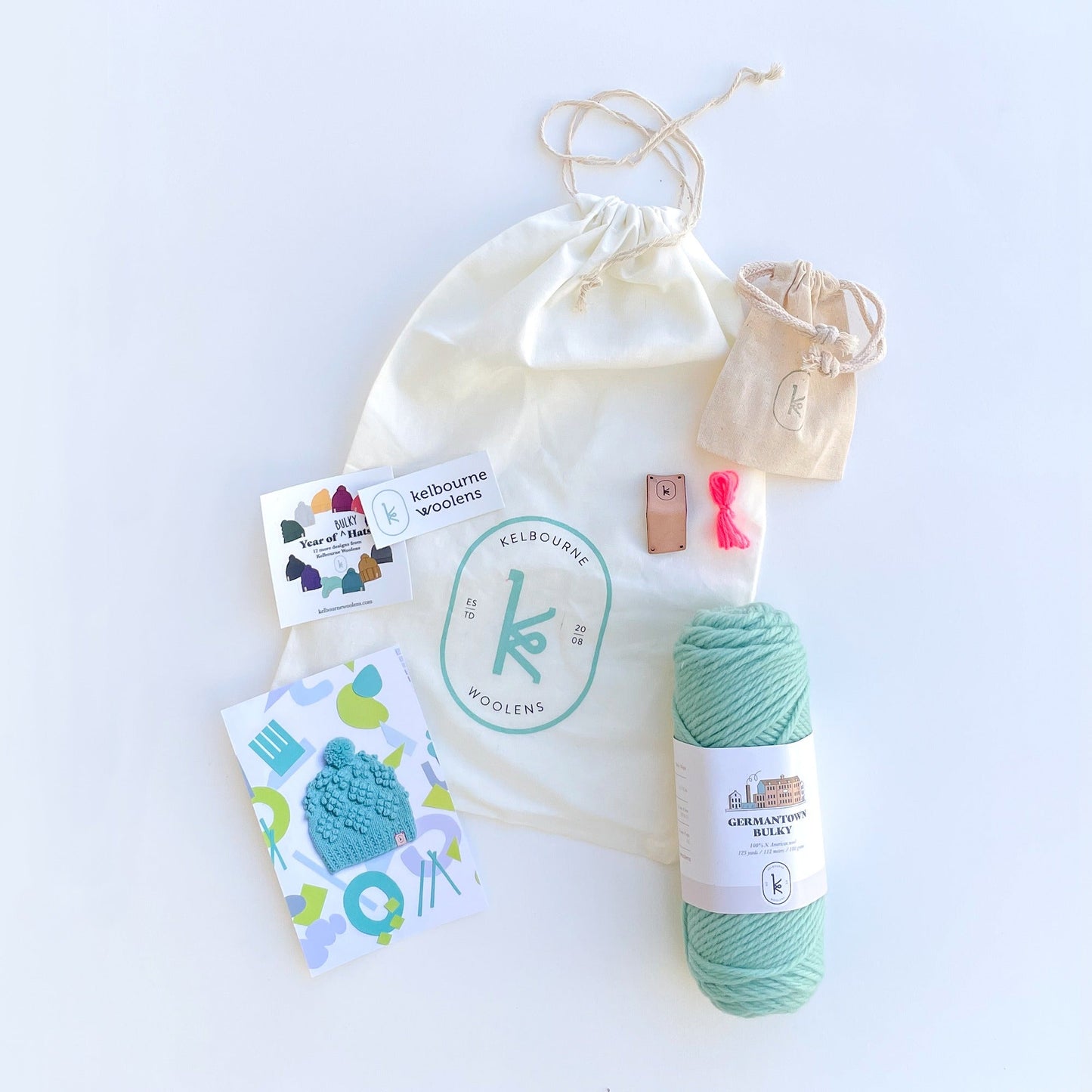 Kelbourne Woolens Kits Year of Bulky Hats Kit - March Ivy Hill Hat