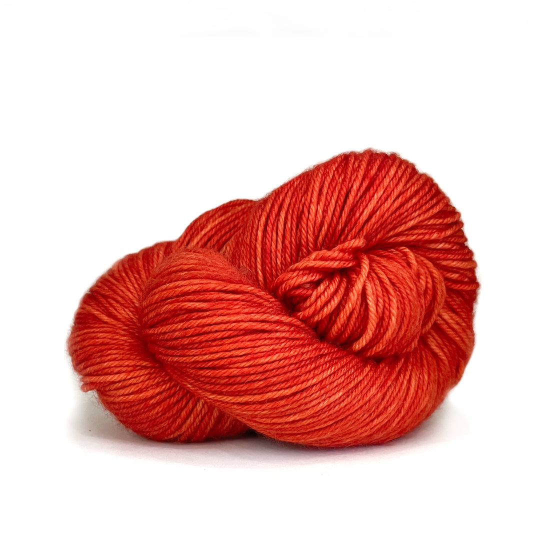 Misha and Puff Yarn 694 Red Flame Studio Misha & Puff Merino Wool