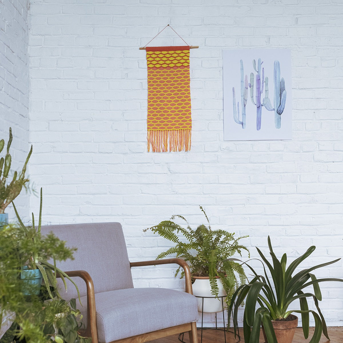 Kelbourne Woolens Patterns Summer Sunset Wall Hanging Pattern