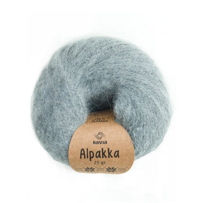 Navia Yarn 802 light grey Alpakka