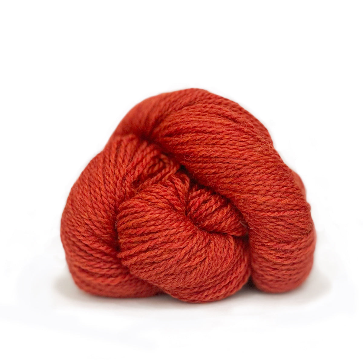 Kelbourne Woolens Yarn 805 burnt orange heather Camper