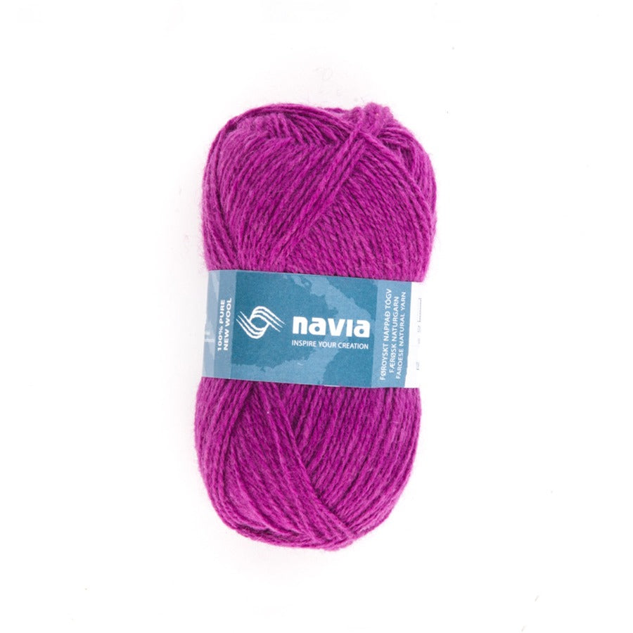 Kelbourne Woolens Yarn 226 cerise- discontinued Navia Duo
