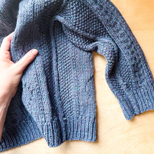 Convert a Sweater from In the Round to Flat