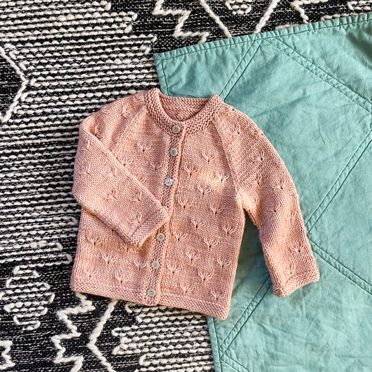 Finished Project: Dandelion Cardigan in Misha & Puff