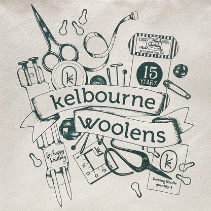 Kelbourne Woolens Goods 15 Year Anniversary Tote