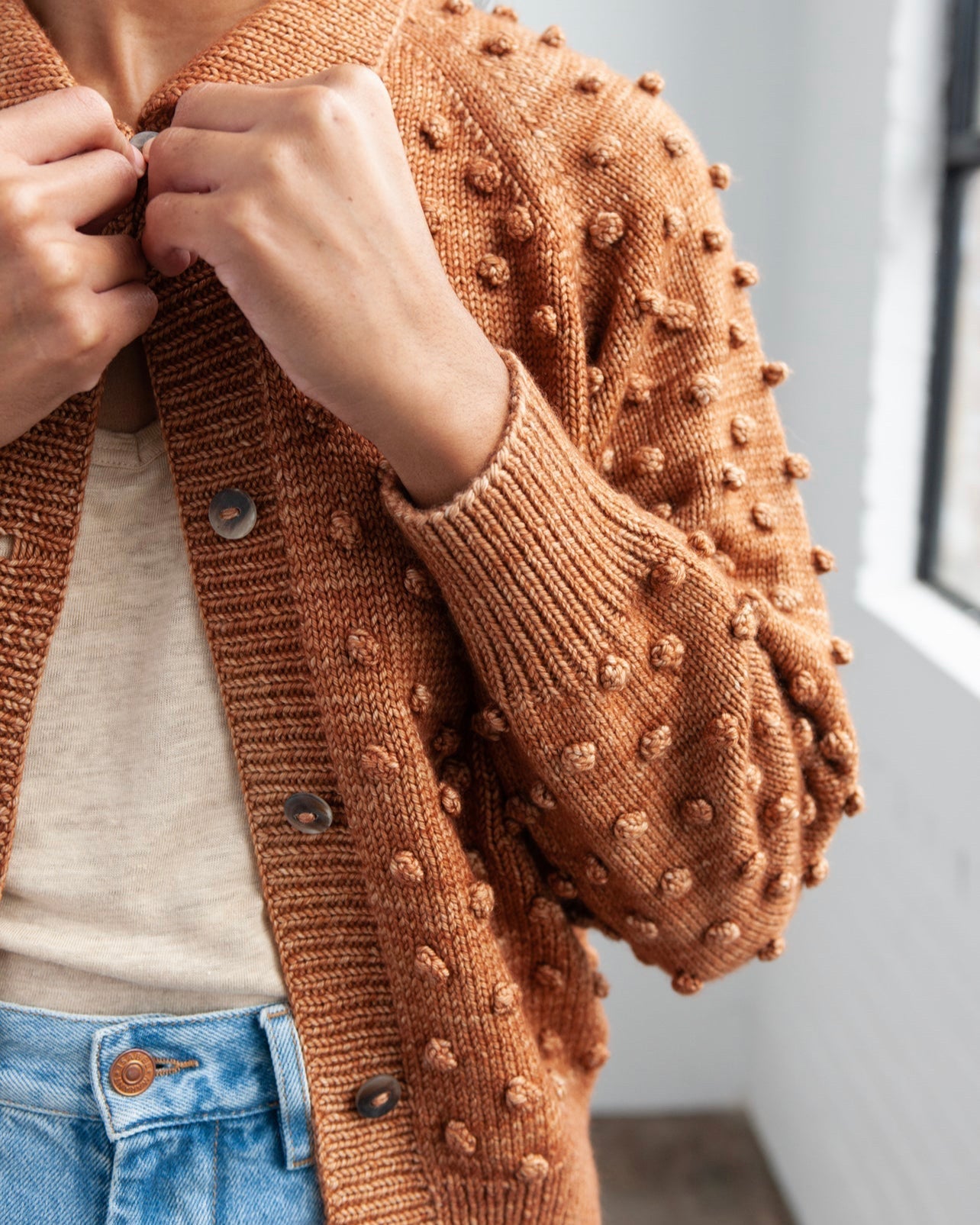 Adult Popcorn Cardigan