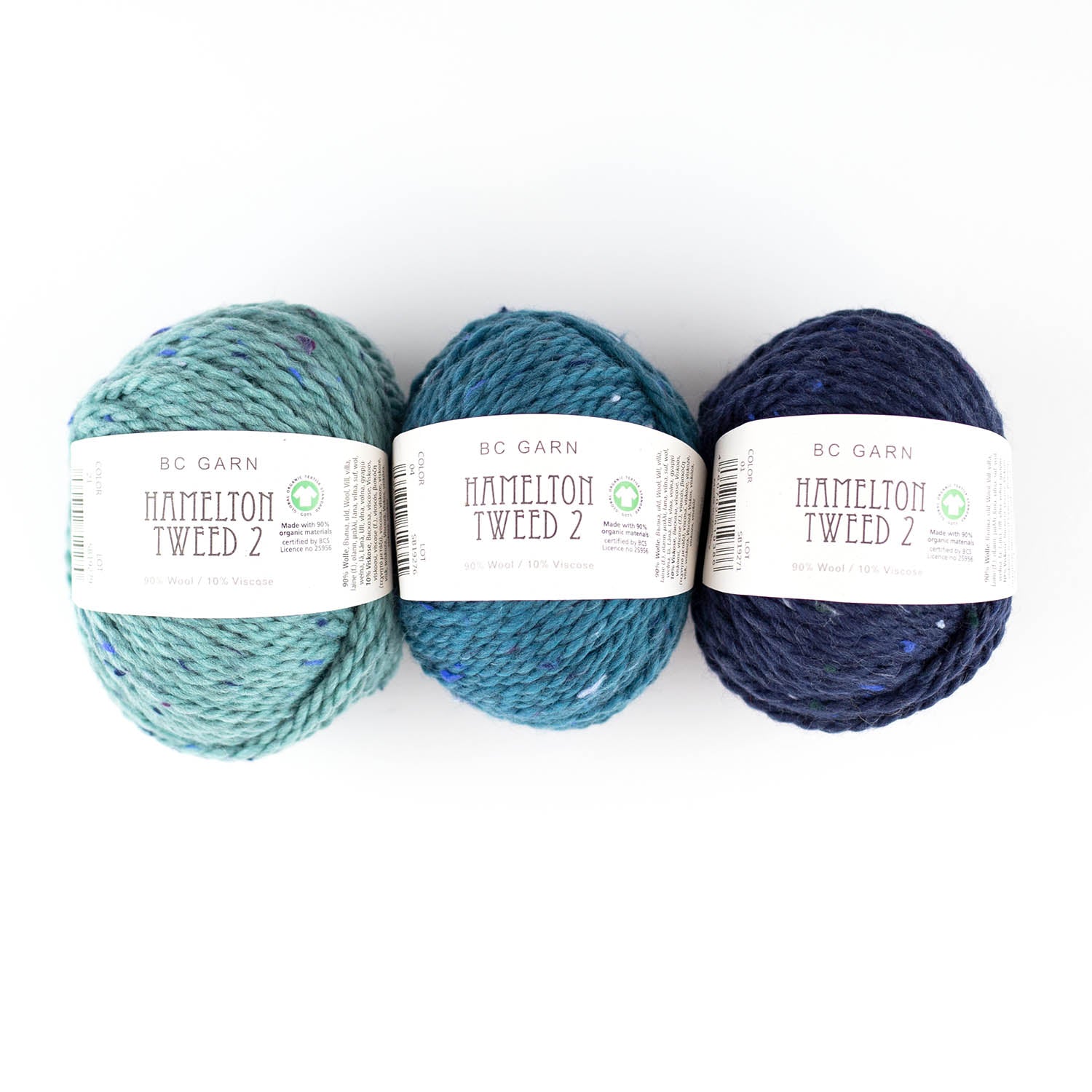 BC Garn Yarn Hamelton Tweed 2 GOTS
