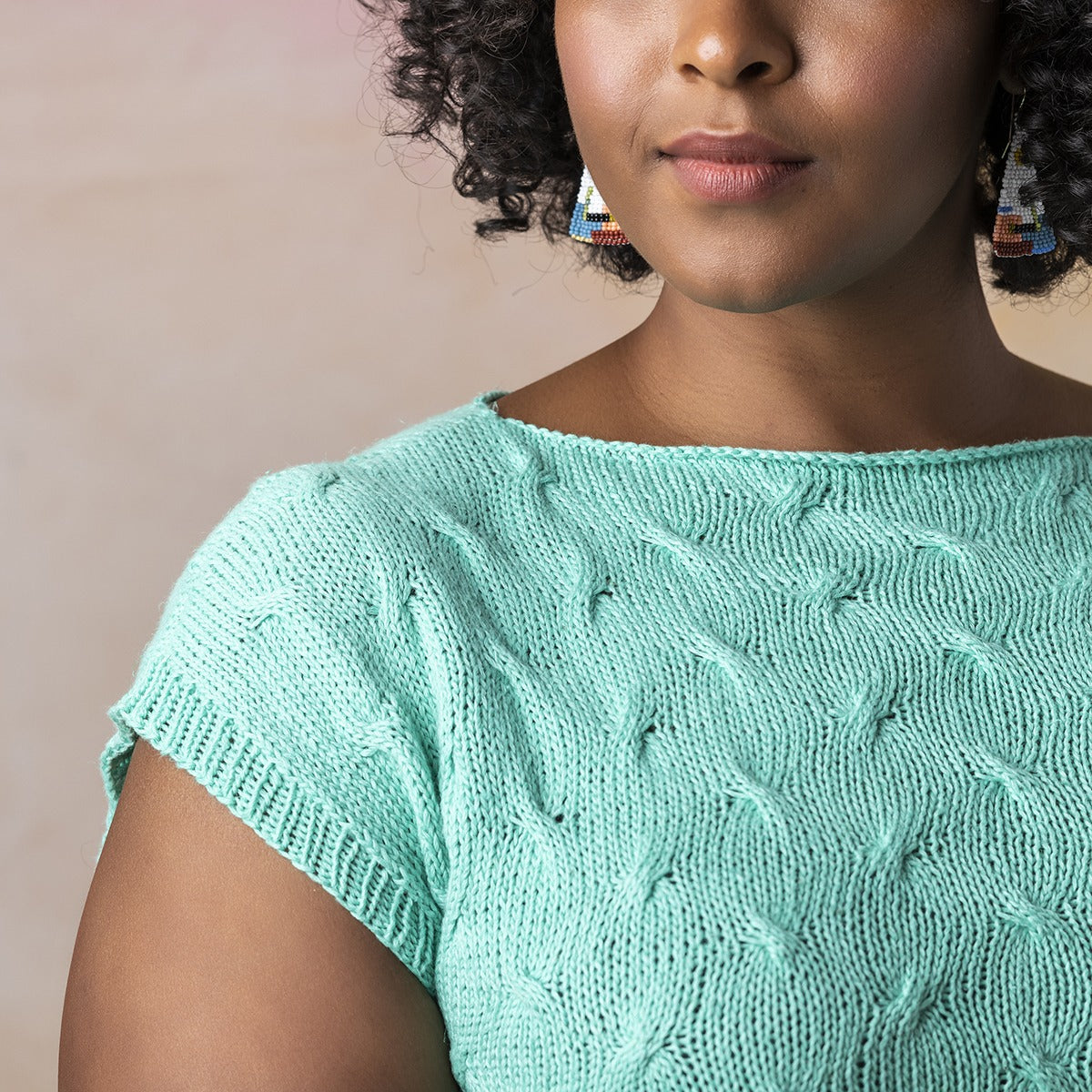 Bodie T-Shirt - Handknitting pattern in Kelbourne Woolens Mojave Bodie T-Shirt - Handknitting pattern in Kelbourne Woolens Mojave