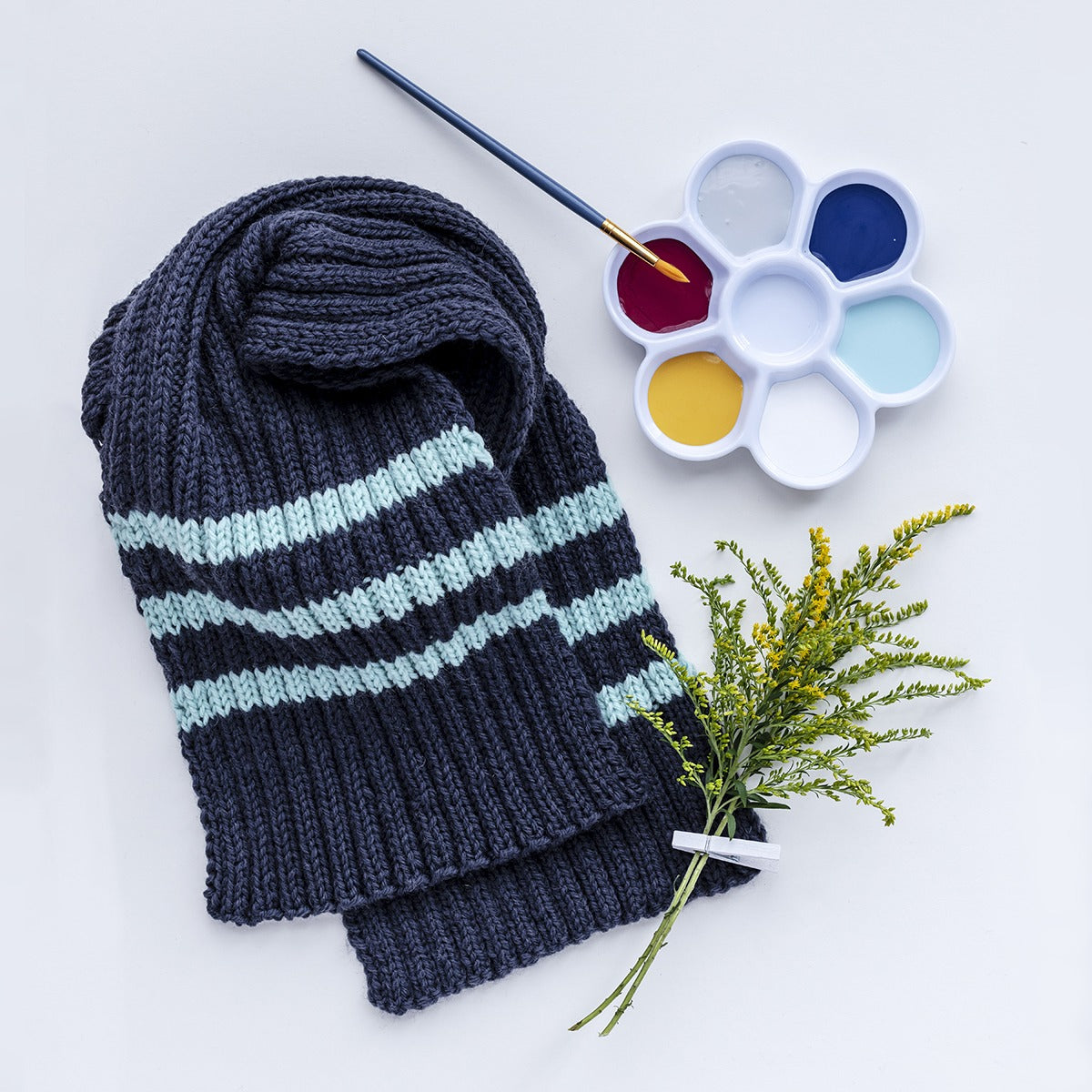 Building Blocks: Scarves- Hand knitting pattern in Germantown