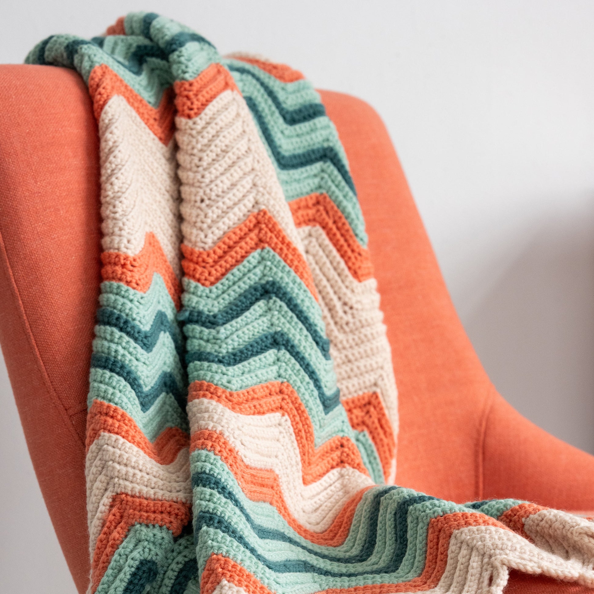 Kelbourne Woolens Patterns Chevron Blanket