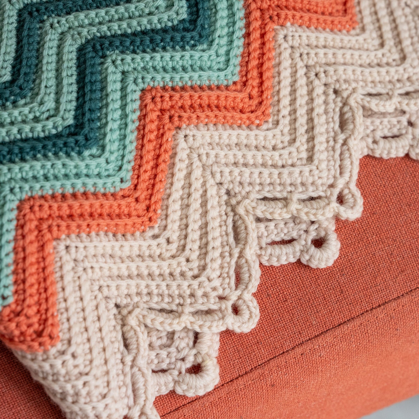 Kelbourne Woolens Patterns Chevron Blanket