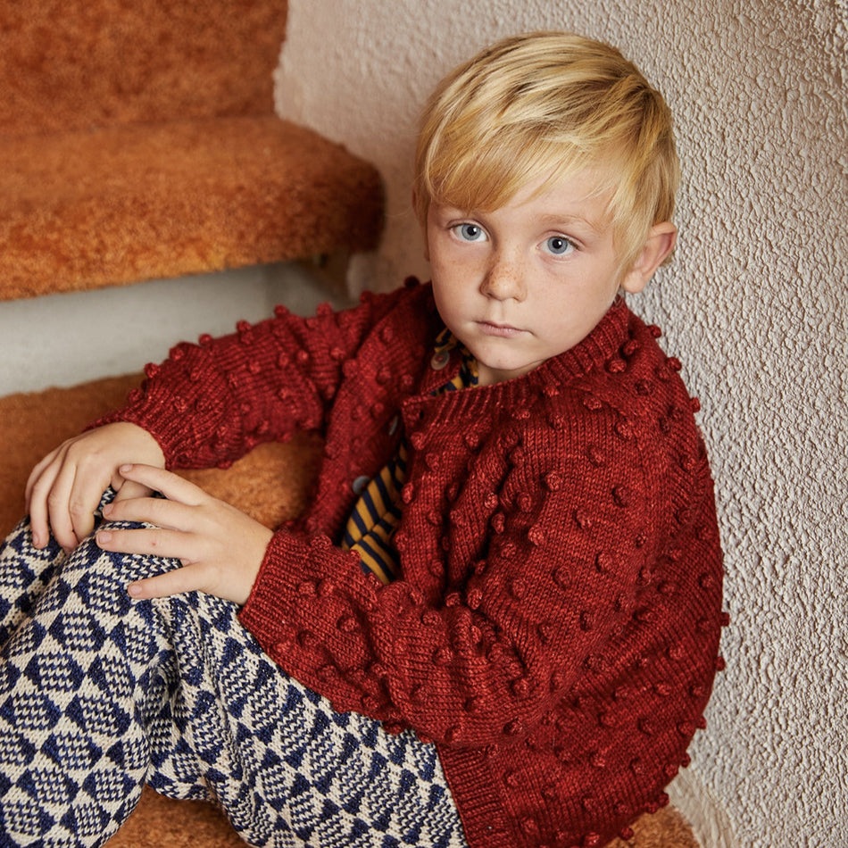Child Popcorn Cardigan – Kelbourne Woolens
