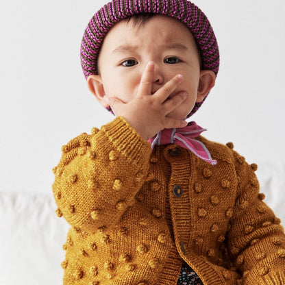 Child Popcorn Cardigan – Kelbourne Woolens