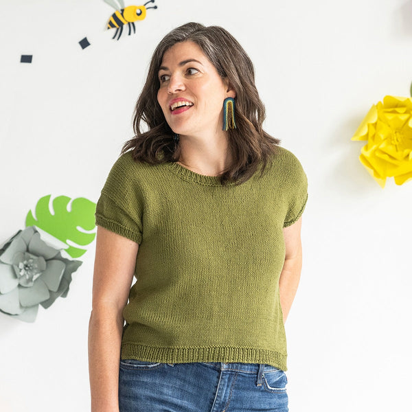 Cordelia- Hand knitting pattern in Kelbourne Woolens Skipper
