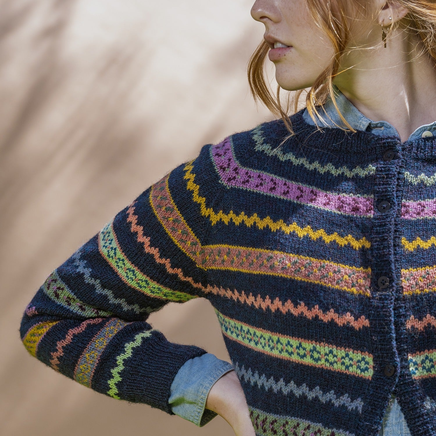 Kelbourne Woolens Patterns Cumberland Falls Sweater Pattern