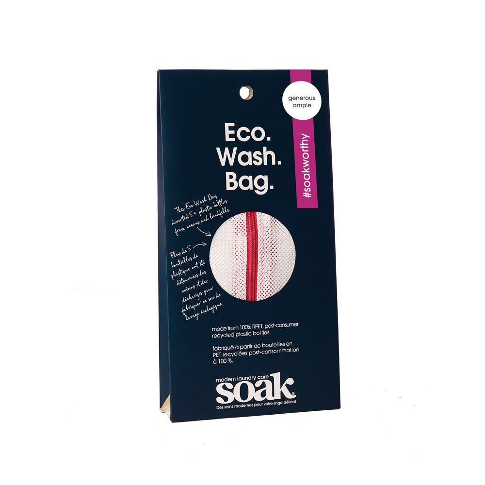 Soak Laundry Celebration - Pink Eco Wash Bag - Generous