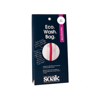 Soak Laundry Celebration - Pink Eco Wash Bag - Slim
