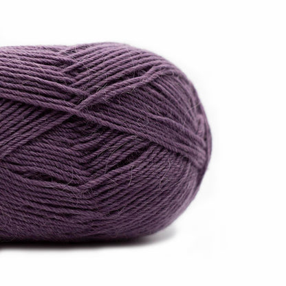 Kremke Soul Wool Yarn 006 gray purple Edelweiss
