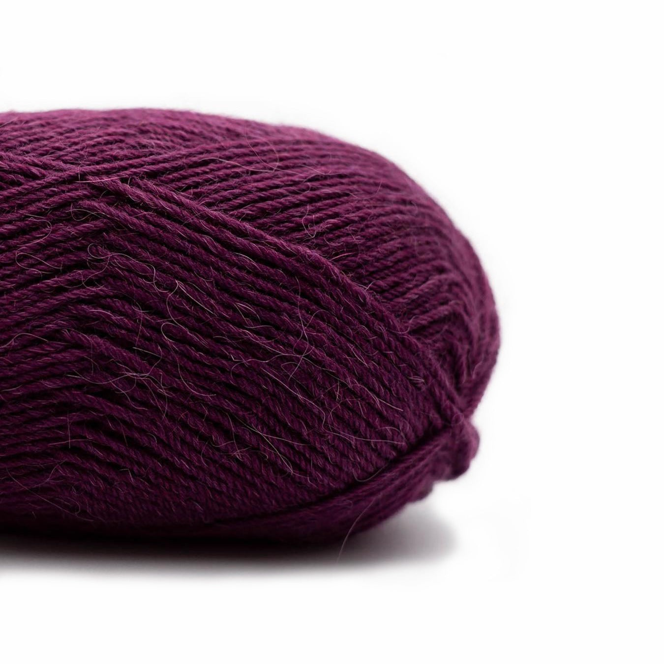 Kremke Soul Wool Yarn 009 dark violet Edelweiss