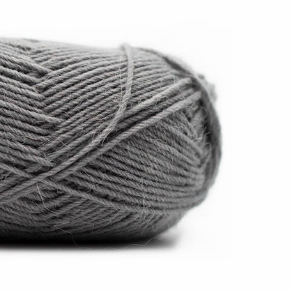 Kremke Soul Wool Yarn 052 steel grey Edelweiss