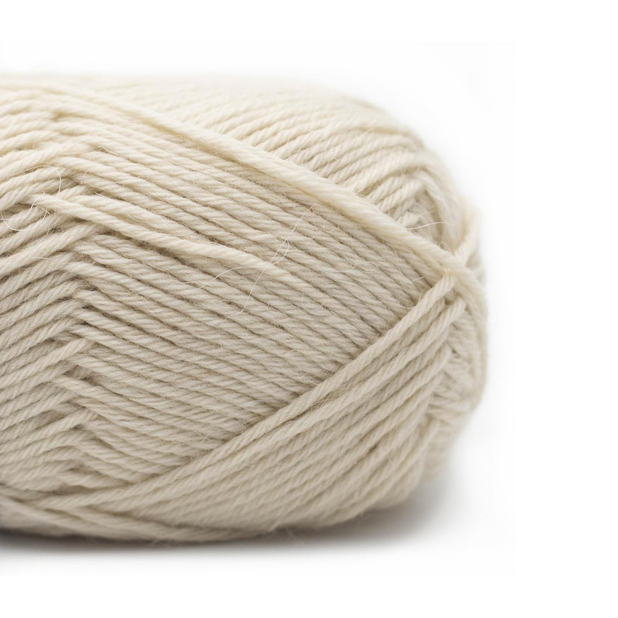Kremke Soul Wool 002 bleached white Edelweiss Alpaca 6 Ply