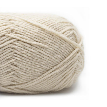 Kremke Soul Wool 002 bleached white Edelweiss Alpaca 6 Ply