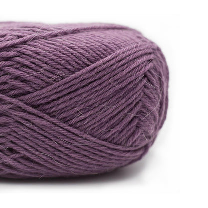 Kremke Soul Wool 006 gray purple Edelweiss Alpaca 6 Ply