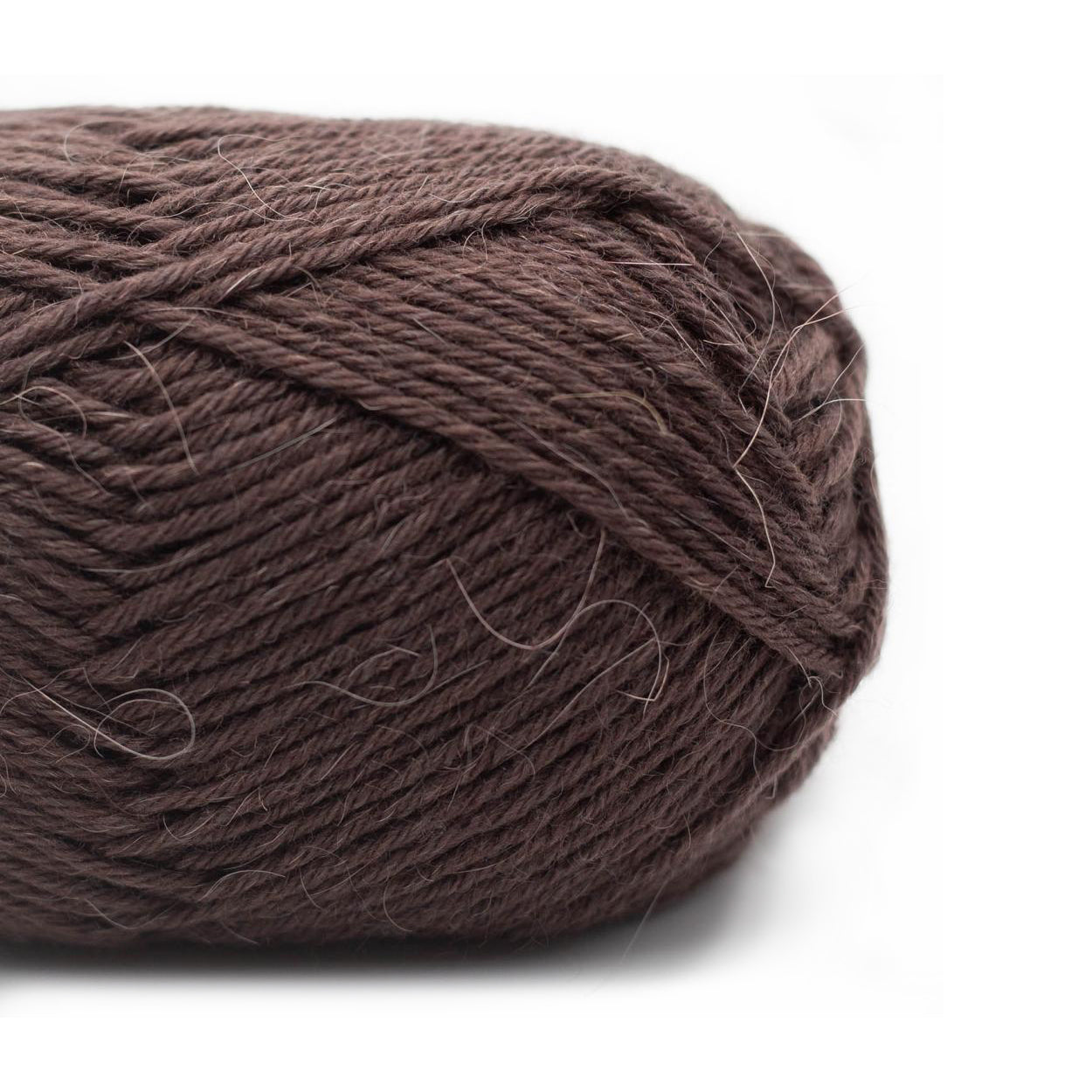 Kremke Soul Wool 024 dark brown Edelweiss Alpaca 6 Ply