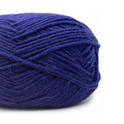 Kremke Soul Wool 042 blue violet Edelweiss Alpaca 6 Ply
