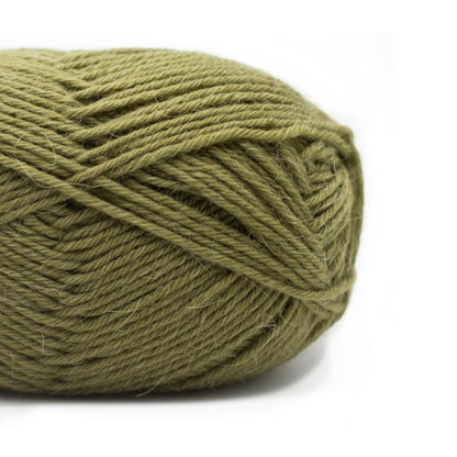 Kremke Soul Wool 048 olive branch Edelweiss Alpaca 6 Ply