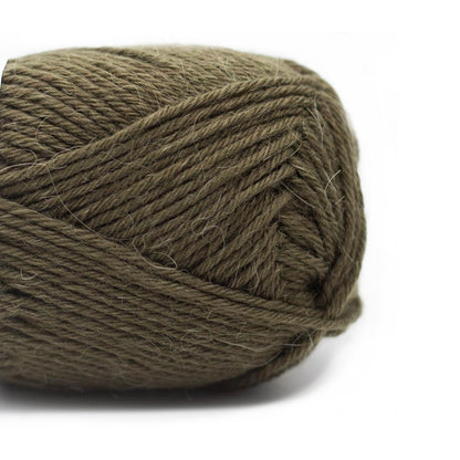Kremke Soul Wool 049 dark olive Edelweiss Alpaca 6 Ply