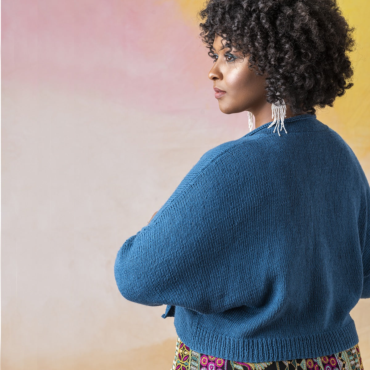 Evening Star Cardigan Pattern- Hand knitting pattern in Mojave