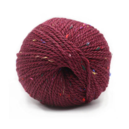 BC Garn Yarn 008 Bordeaux Hamelton Tweed 1 GOTS