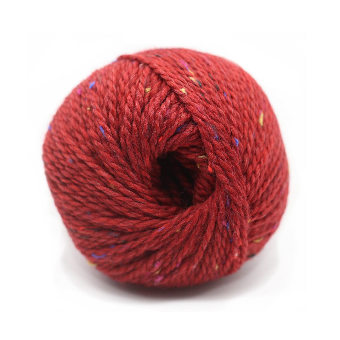 BC Garn Yarn 009 Red Hamelton Tweed 1 GOTS