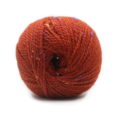 BC Garn Yarn 010 Orange Hamelton Tweed 1 GOTS