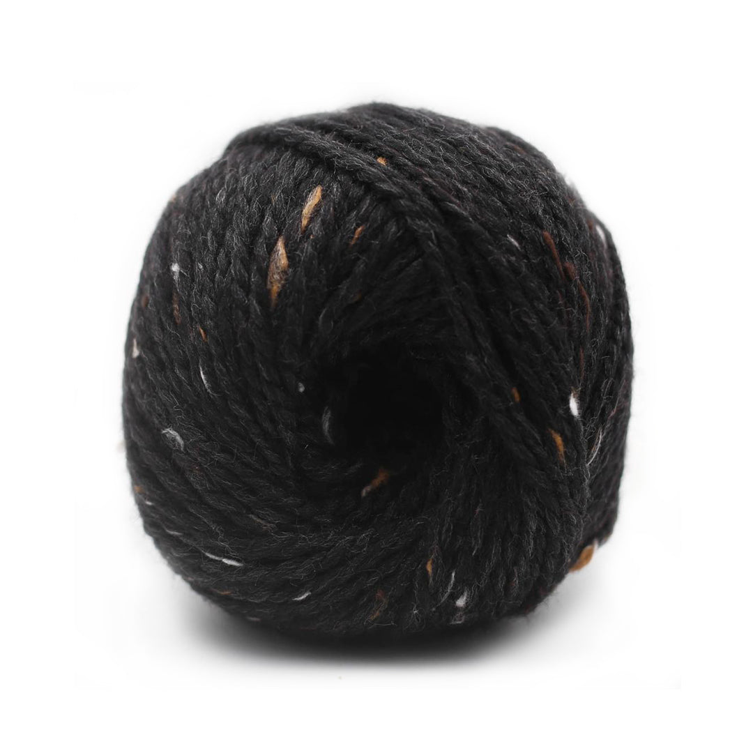 BC Garn Yarn 017 Black Hamelton Tweed 1 GOTS