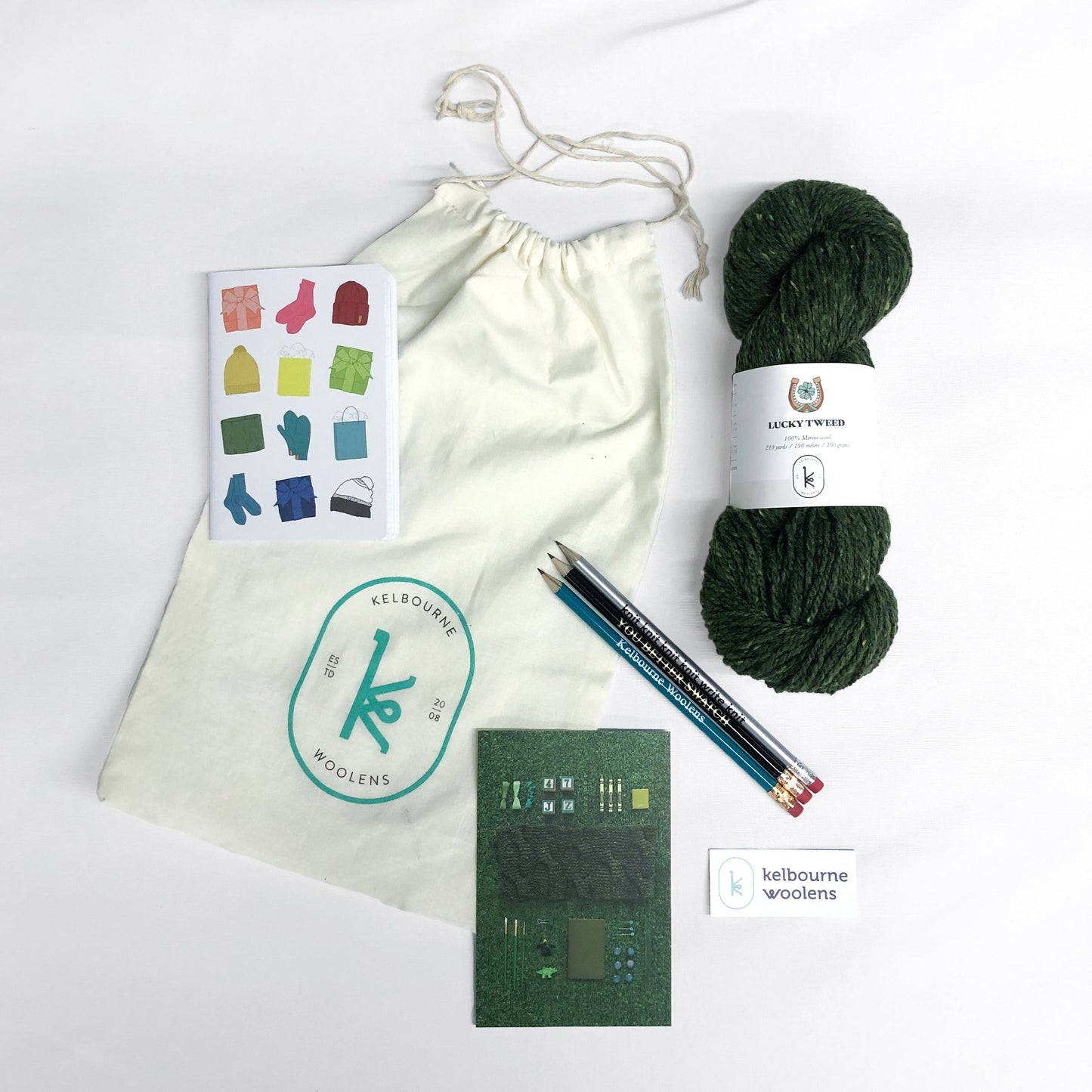Kelbourne Woolens Kits Year of Gifts Kit - March Shamrock Cowl
