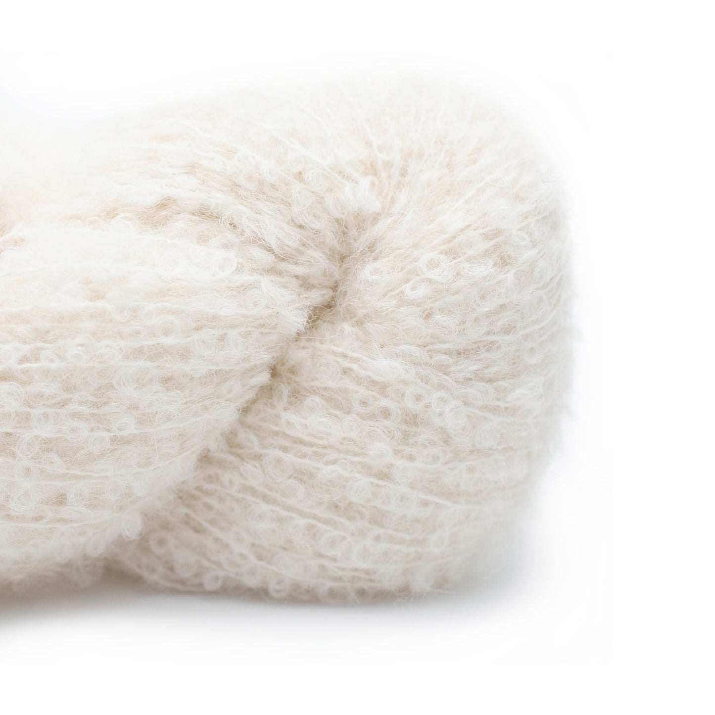 Kremke Soul Wool 0001 Natural White Alpaca Bouclé