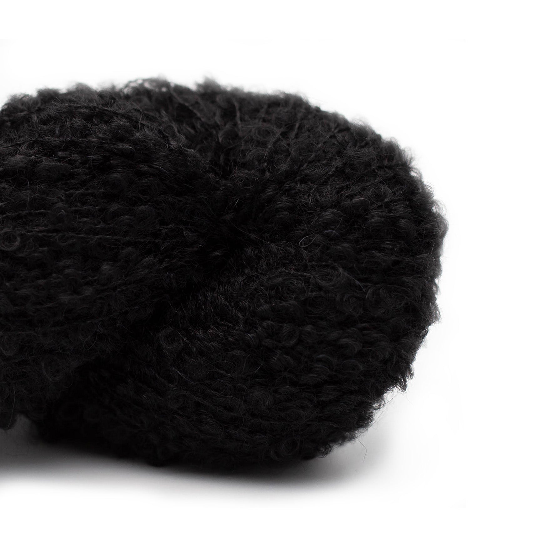 Kremke Soul Wool 0005 Black Alpaca Bouclé