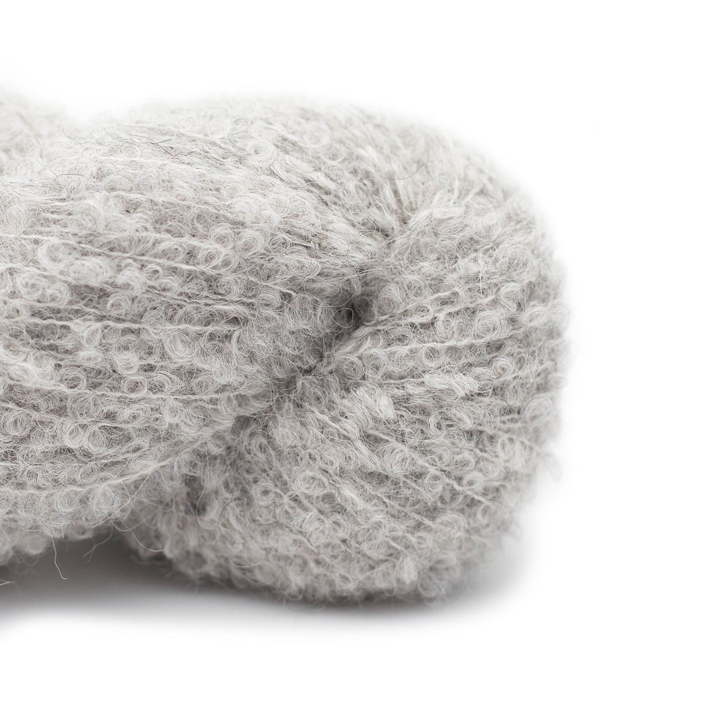 Kremke Soul Wool 0025 Light Grey Alpaca Bouclé