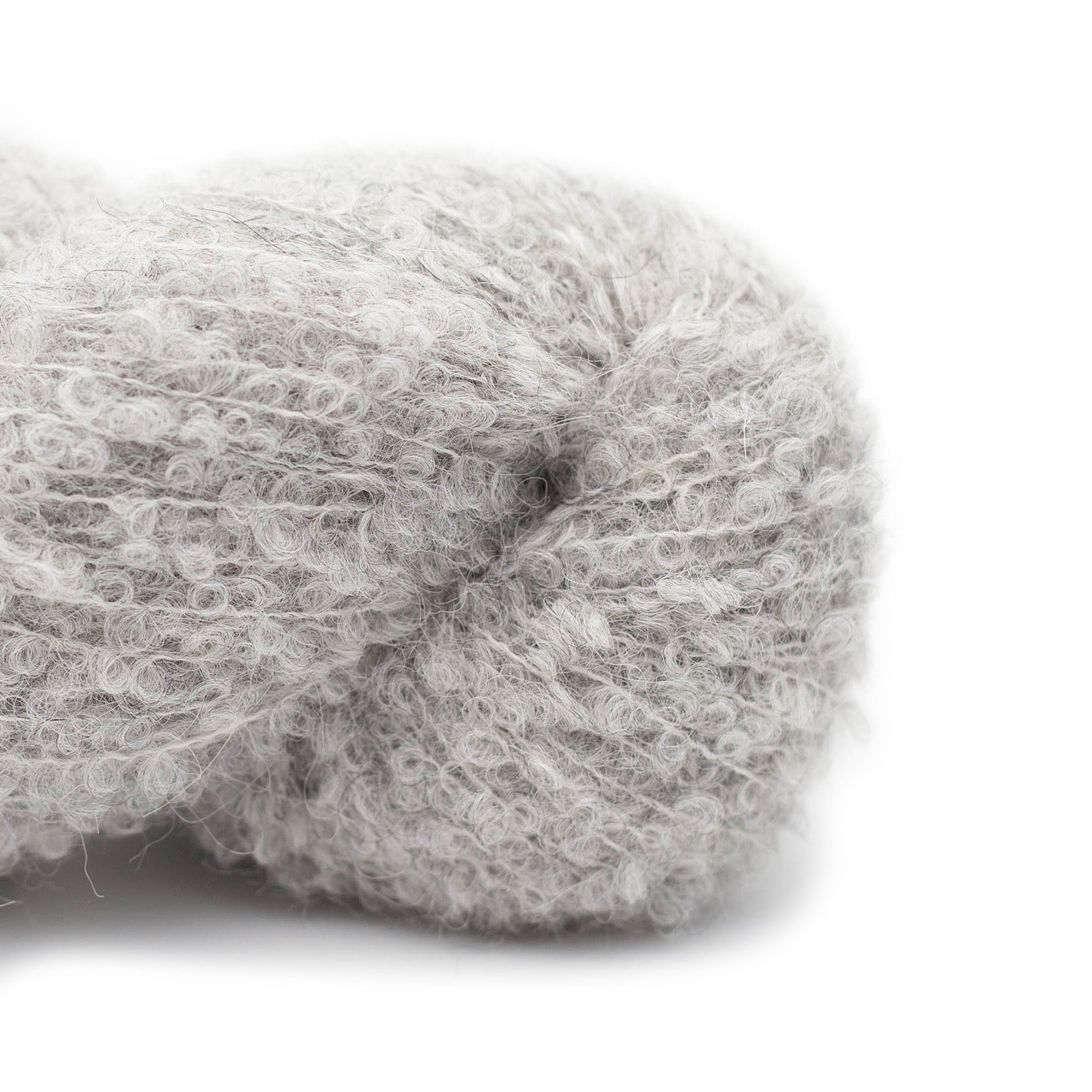 Kremke Soul Wool 0025 Light Grey Alpaca Bouclé