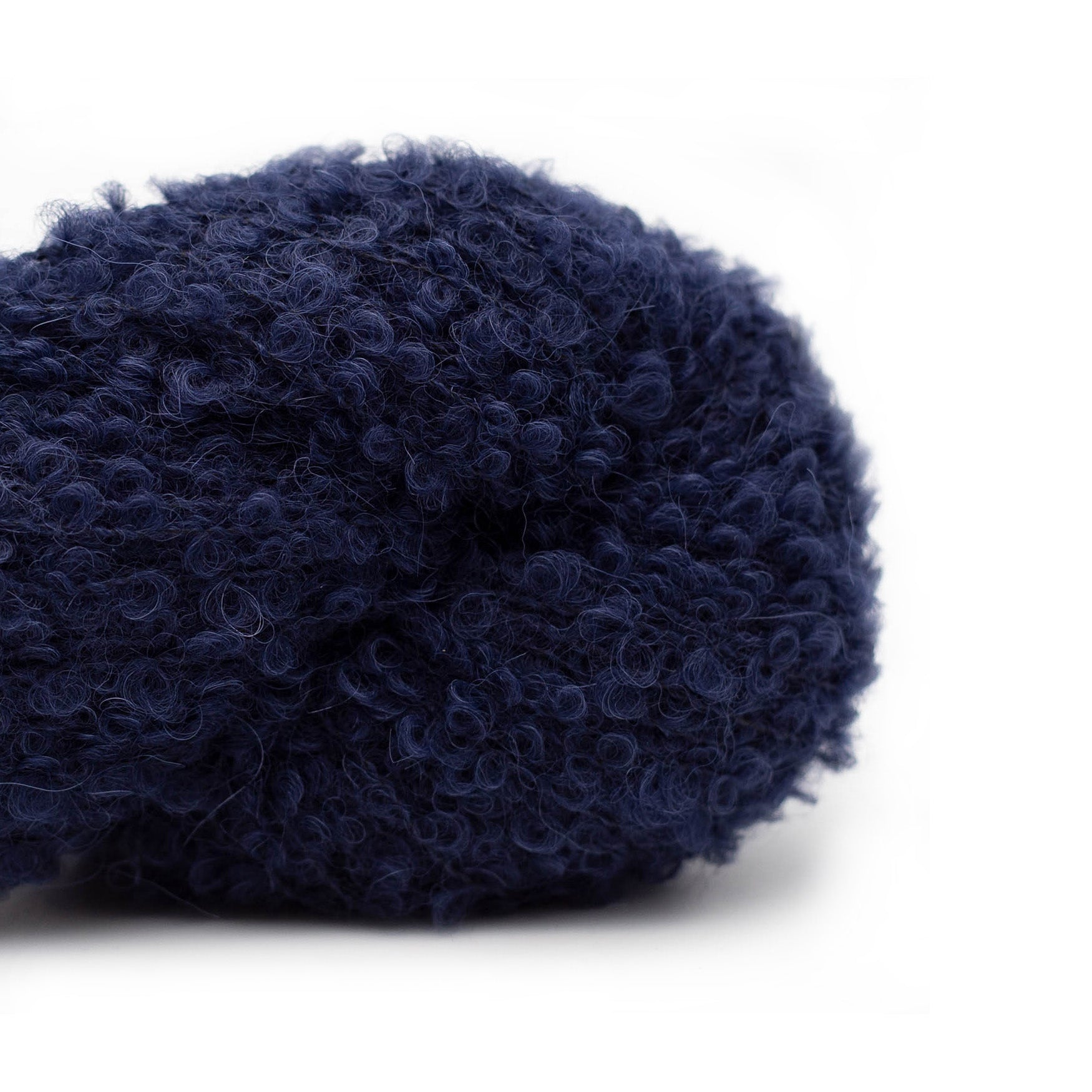 Kremke Soul Wool B426 Navy Alpaca Bouclé