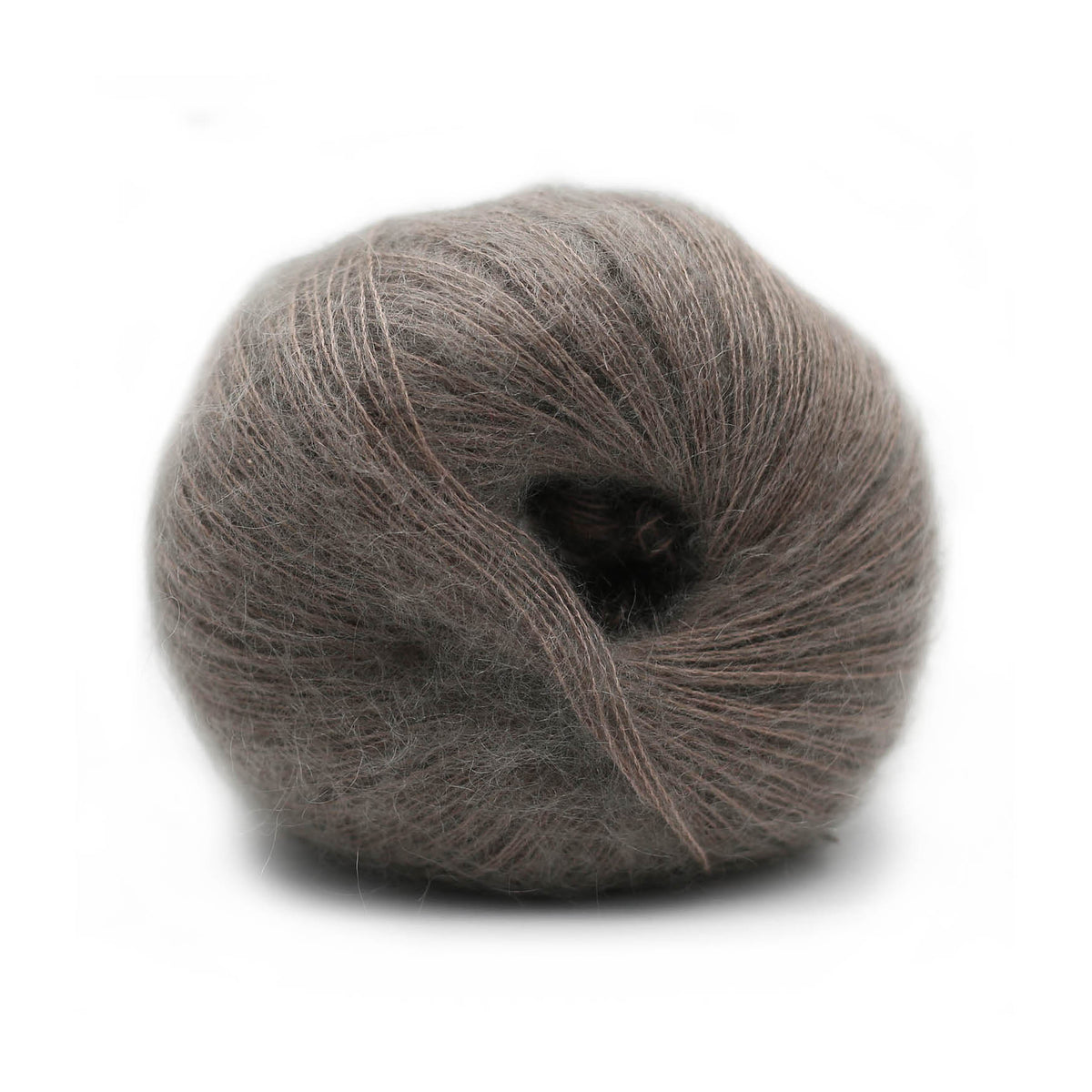 Kremke Soul Wool Yarn 04 Brown Grey Kid Cotton
