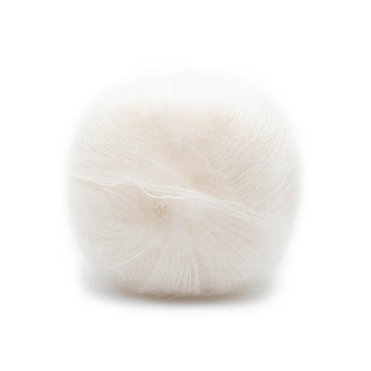 Kremke Soul Wool Yarn 06_001 Pure White Silky Kid