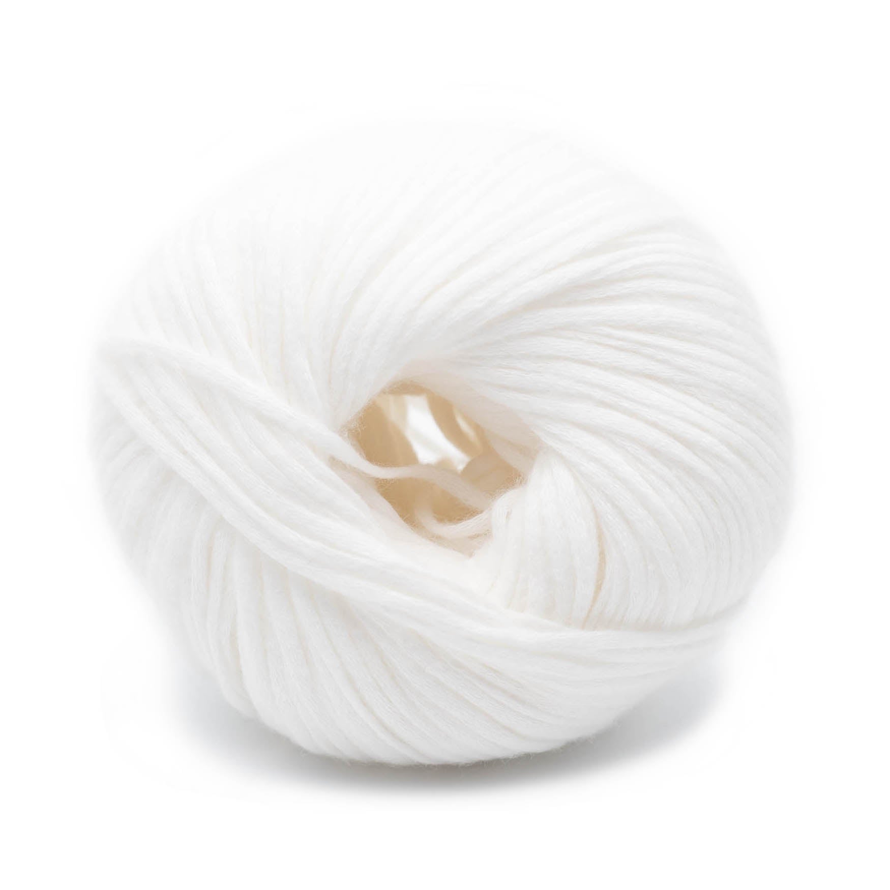 Kremke Soul Wool Yarn 01 Snow White Vegan Cashmere