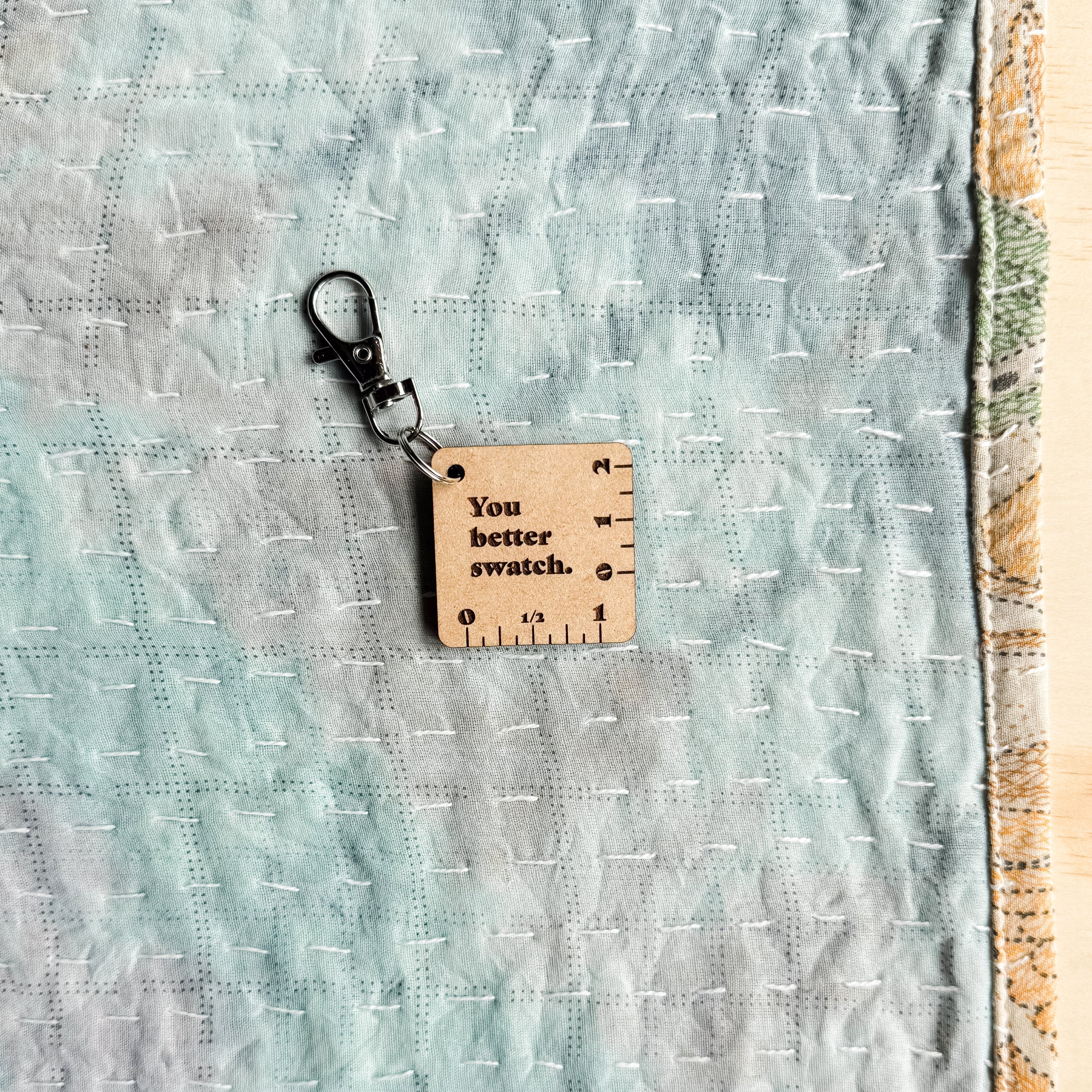 Mini x cm Ruler Keychain – Kelbourne Woolens