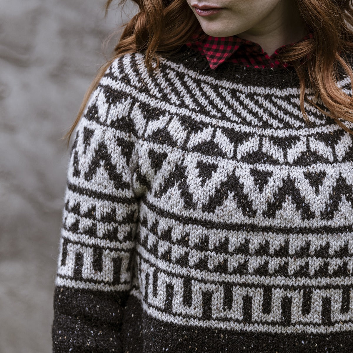 Newbold Sweater- Hand knitting pattern in Kelbourne Woolens Lucky 
