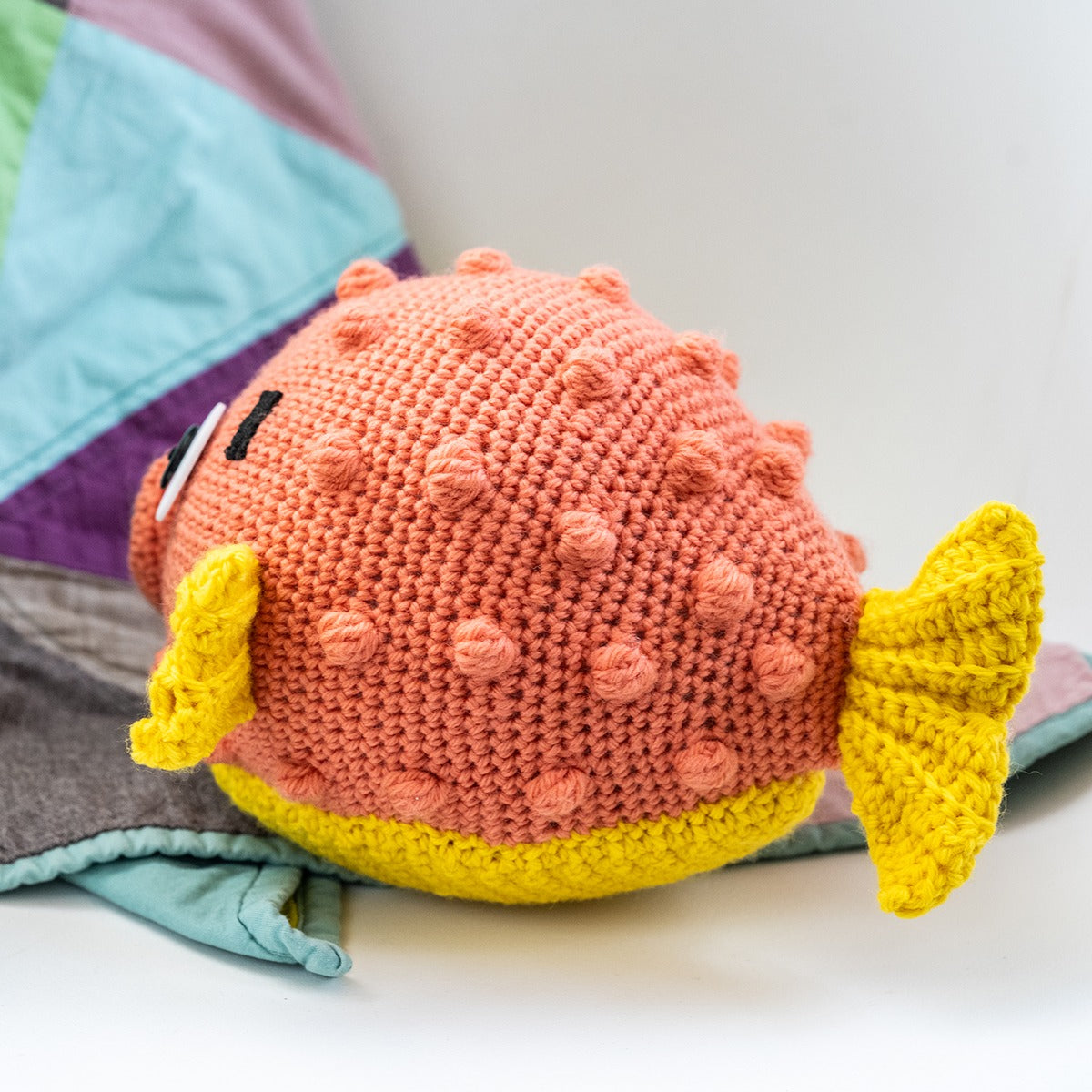 Pollyanna Pufferfish- Crochet Pattern in Kelbourne Woolens Germantown