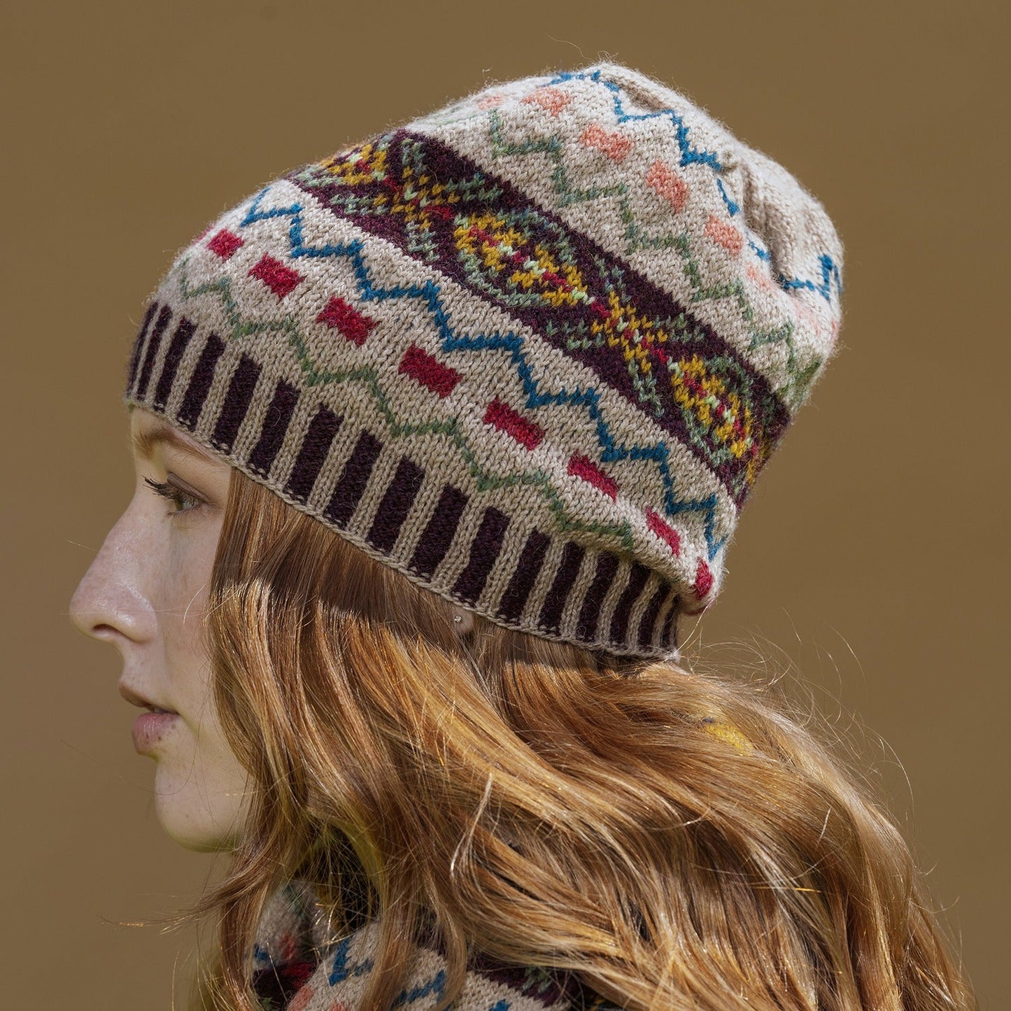 Kelbourne Woolens Patterns Ridley Creek Hat and Scarf Pattern