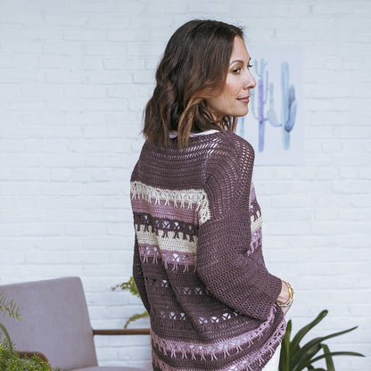 Kelbourne Woolens Patterns Saguaro Crochet Sweater Pattern